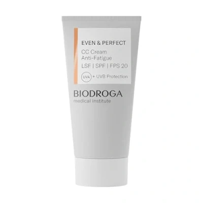 Abbildung von BIODROGA Medical Institute Even &amp; Perfect CC Cream Anti Fatigue LSF 20 30ml Gesichtspflege, Müdigkeit, Teint Optimierung, Hyaluronsäure, Vitaminkomplex, Parabenfrei, Silikonfrei, Mineralölfre