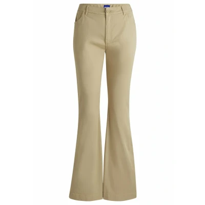 Abbildung von HUGO Hizama Stoffhose Open beige, Damen, Größe: 36, beige