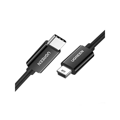 Abbildung von UGREEN USB Typ C 3.1 auf Mini 2.0 Kabel 1m, Datenkabel Ladekabel kompatibel mit Macbook 12 Zoll, Google Pixel und anderen Geräten C, Anschlüssen