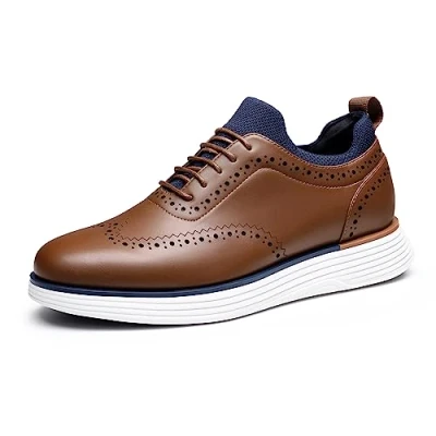 Abbildung von Bruno Marc Herren Anzugschuhe Schnürhalbschuhe,Size 43,Braun,SBOX2326M E
