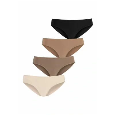Abbildung von LASCANA Jazz Pants Slips, (4er Pack), aus elastischer Baumwolle