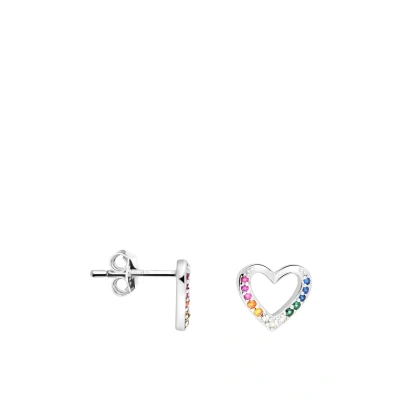 Abbildung von Sofia Milani Ohrstecker Coloured Zirconia Ohrringe, Damen, Größe: One Size, Silver
