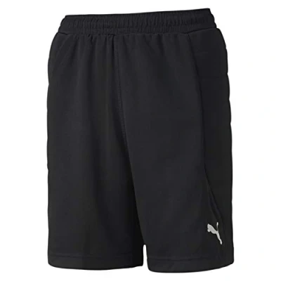 Abbildung von Puma Torwarthose Shorts für Kinder, Größe: 164, Schwarzschwarz
