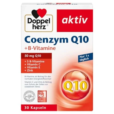 Abbildung von Doppelherz aktiv Coenzym Q10 + B Vitamine Kapseln