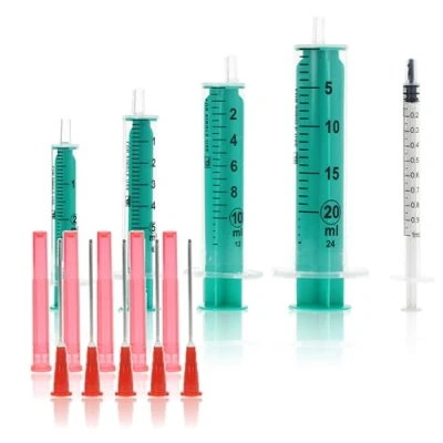 Abbildung von Horn Spritzen Set für Hobby Heimwerken mit 5 stumpfen Nadeln und