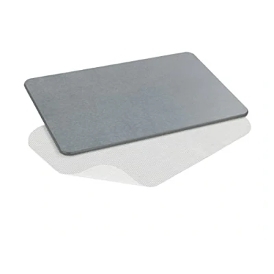 Abbildung von WENKO Badematte Simi Grau, 60 x 39 cm
