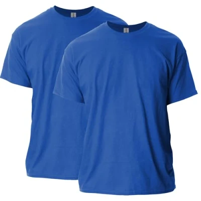 Abbildung von Gildan Unisex Erwachsene Ultra Cotton, Style G2000, Multipack T Shirt, Royal (2 Stück), XL (2er Pack)