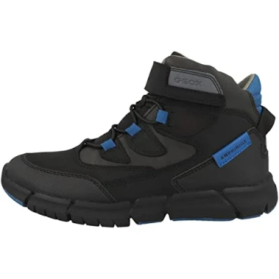 Abbildung von Geox Jungen J Flexyper Boy B Abx Stiefeletten, Black Petrol, 29 EU
