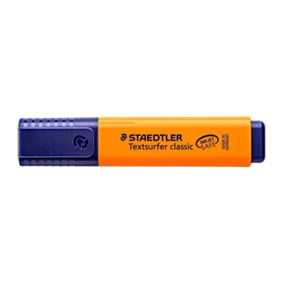 Abbildung von STAEDTLER 364 4 Textsurfer classic Textmarker, Keilspitze, circa 1 5 mm, 10 Stück im Kartonetui, orange