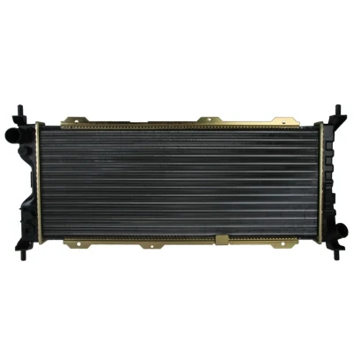 Abbildung von NISSENS 63286A Kühler, Motorkühlung Aluminium 650 270 42 Kühlrippen mechanisch gefügt OPEL: Corsa B Hatchback