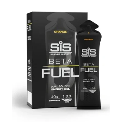 Abbildung von Science in Sport BETA Fuel Dual Source Gel 6 x 60ml Orange Energiereiches Kohlenhydrate mit 40g Leicht verdauliches Energy für optimale Leistung