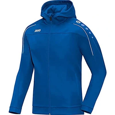 Abbildung von JAKO Kinder Basic kapuzen jacke Classico, royal, 164, 6850