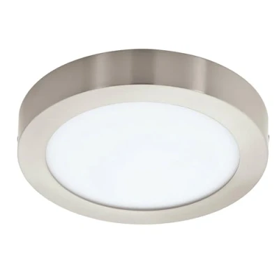 Abbildung von Eglo 900114 LED Badezimmer Deckenleuchte FUEVA Z nickel matt rund H:2.8 Ø:21cm dimmbar IP44 2700 6500K mit Connect Funktion