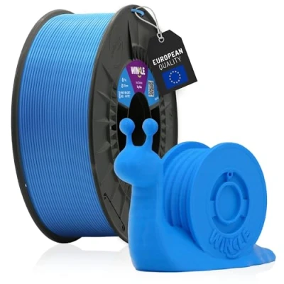 Abbildung von WINKLE PLA HD Filament 1.75mm Himmelblau, 300g Spule, 3D Drucker Kompatibel mit FDM Druckern, Druckmaterialien, Maßgenauigkeit +/ 0.05mm, Bioabbaubar Leicht zu Bedrucken