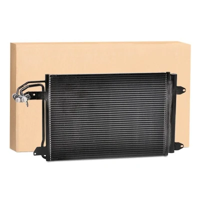 Abbildung von VALEO 817777 Klimakondensator mit Trockner Aluminium 400 R 134a VOLKSWAGEN: Caddy 3, GOLF 5, 6, AUDI: A3 Sportback, Hatchback kfzteile, mister