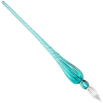 Abbildung von Herbin 21433T Glasfeder rund 18 cm, ideal für Kalligraphie und Zeichnungen, 1 Stück, Türkis