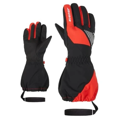 Abbildung von Ziener Kinder LAILACO Ski Handschuhe/Wintersport wasserdicht, PFC frei, red, 4
