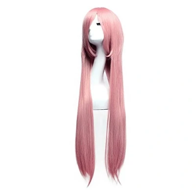 Abbildung von MapofBeauty 40&quot; Anime Kostüm lange gerade Cosplay Perücke Partei (rosa)