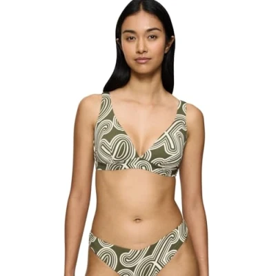 Abbildung von Triumph FLEX Smart Summer Plunge Bikinitop, Damen, Größe: 70A 80C, Green