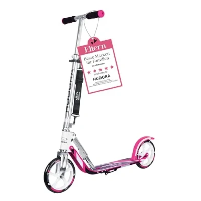 Abbildung von Hudora 2986092800 Big Wheel Alu 8&quot; BigWheel City Scooter, Single, pink, One Size