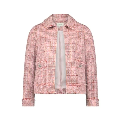 Abbildung von Cartoon MIT Taschen Leichte Jacke, Damen, Größe: 36, Rosé pink
