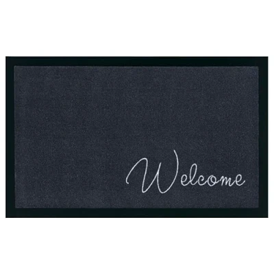 Abbildung von Home affaire Fußmatte »Welcome«, rechteckig, 5 mm Höhe, Waschbar, Robust, Pflegeleicht, Rutschfest, mit Spruch