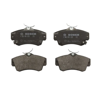 Abbildung von BOSCH 0 986 494 029 Bremsbelagsatz Low Metallic mit integriertem Verschleißsensor Anti Quietsch Blech, Montageanleitung