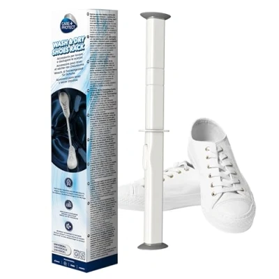 Abbildung von CARE+PROTECT Wasch &amp; Trockengestell Für Schuhe, Ausziehbar, Mühelose Reinigung, Schnelles Trocknen, Universelle Und Flexible Lösung, Langlebiges Platzsparendes Design