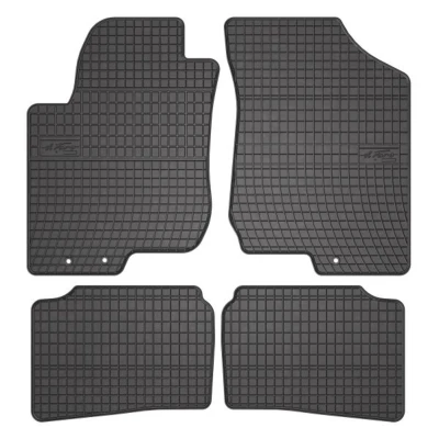 Abbildung von FROGUM 0421 Fußmattensatz Gummi vorne und hinten 4 schwarz Maßgefertigt KIA: cee‘d I Hatchback, Estate, HYUNDAI: i30 Hatchback