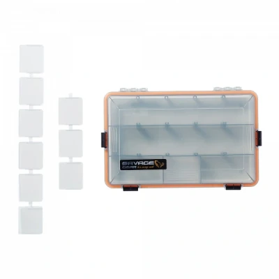 Abbildung von Savage Gear WP Lurebox Smoke 4B 27,5x18x5cm Tacklebox