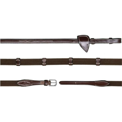 Abbildung von Dyon 5/8 Web Reins With 9 Leather Loops US Jumping Collection