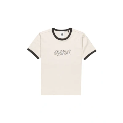 Abbildung von Element Yarnhill Ringer Tshirt print, Damen, Größe: XS, Oat milk