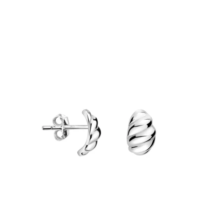 Abbildung von Sofia Milani Croissant Ohrringe, Damen, Größe: One Size, Silver