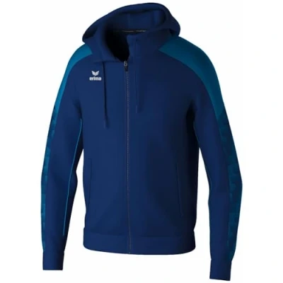 Abbildung von Erima Herren EVO STAR Trainingsjacke mit Kapuze (1032411), new navy/mykonos blue, XXL