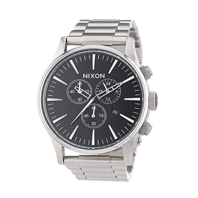 Abbildung von Nixon Armbanduhr Sentry Chrono Black
