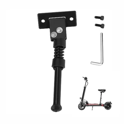 Abbildung von Yungeln Scooterständer Standfuß Aluminiumlegierungs Seitenständer Scooter Kompatibel für KUGOO Kirin M4 / Pro Elektroscooter