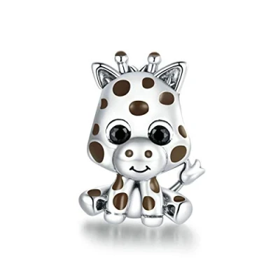 Abbildung von Tiger Anhänger 925 Sterlingsilber Katze Charm Kuh Affe Tier für Pandora Armband, Sterling Silber