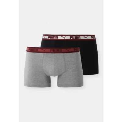 Abbildung von PUMA Boxershorts »PUMA MEN CHROMATIC WAISTBAND BOXERS 2P«, (2er Pack), elastischer Logobund, ohne Eingriff