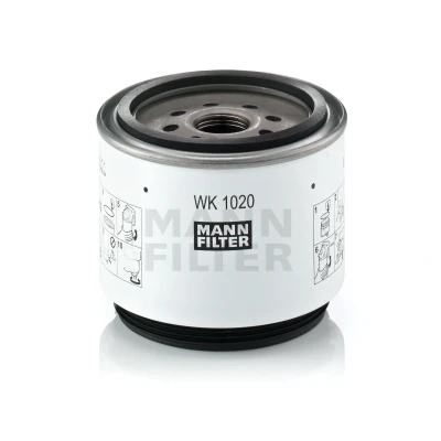 Abbildung von MANN FILTER WK 1020 x Kraftstofffilter mit Dichtung