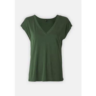 Abbildung von ONLY Onlfree V NECK Tshirt basic, Damen, Größe: Small, Sycamore