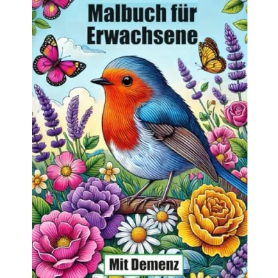 Abbildung von Malbuch für Erwachsene mit Demenz Malen nach Zahlen: Zahlen Senioren zur Gedächtnisaktivität