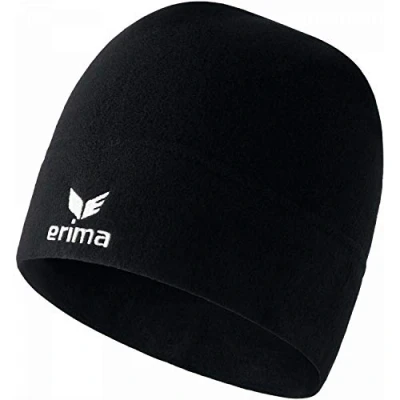 Abbildung von erima Erwachsene Fleece Beanie, Schwarz, M, 118404