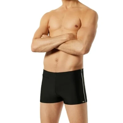 Abbildung von Schiesser Badeshorts, Herren, Größe: Medium, Schwarz