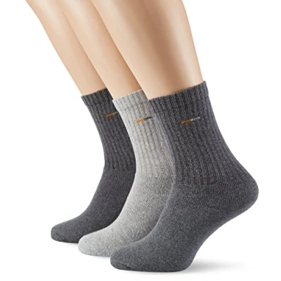 Abbildung von Camano Herren 5943 Sportsocken, Grau (Grey 10), 47/50 (Herstellergröße: 47/49) (3er Pack)