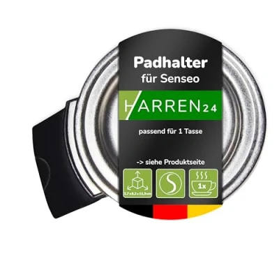 Abbildung von Harren24 Padhalter HD5009/01 für 1 Tasse kompatibel mit Philips Senseo Kaffeepadmaschine Original (Plus) HD6552 HD6556, HD7803 HD7806, HD7810 HD7819, CSA210