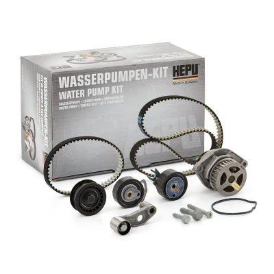 Abbildung von HEPU PK05570 Wasserpumpe + Zahnriemensatz mit Spannelement VOLKSWAGEN: Polo IV Hatchback, Golf 4, 5, SKODA: Octavia 2 Combi, 1 Combi