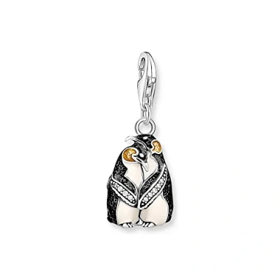 Abbildung von THOMAS SABO Charm Einhänger »Pinguine, 1909 691 7«, mit Zirkonia (synth.)