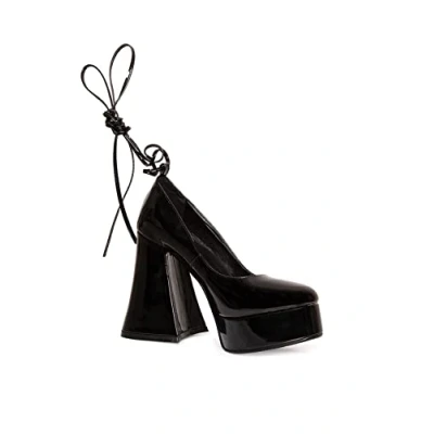 Abbildung von LAMODA Damen Lost Queen Court Shoe, Black Patent, 40 EU