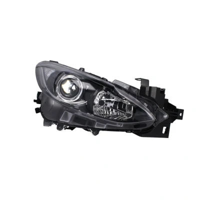 Abbildung von TYC 20 14425 05 2 Scheinwerfer rechts H11, H15 mit Tagfahrlicht für Rechtsverkehr Elektromotor MAZDA: 3 Hatchback