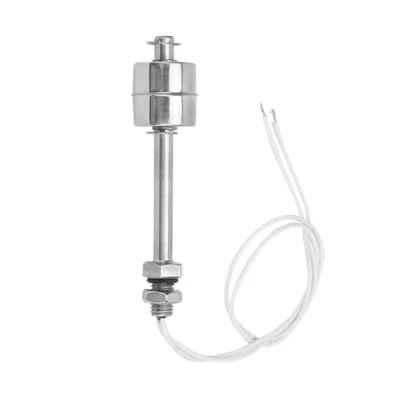 Abbildung von 0 220 V 100 mm Flüssigkeitsstandssensor Schwimmerschalter, vertikaler Edelstahl Wasserschwimmerschalter für Kraftstofftanks, Wassertürme, Warmwasserbereiter, Solarenergie und usw.